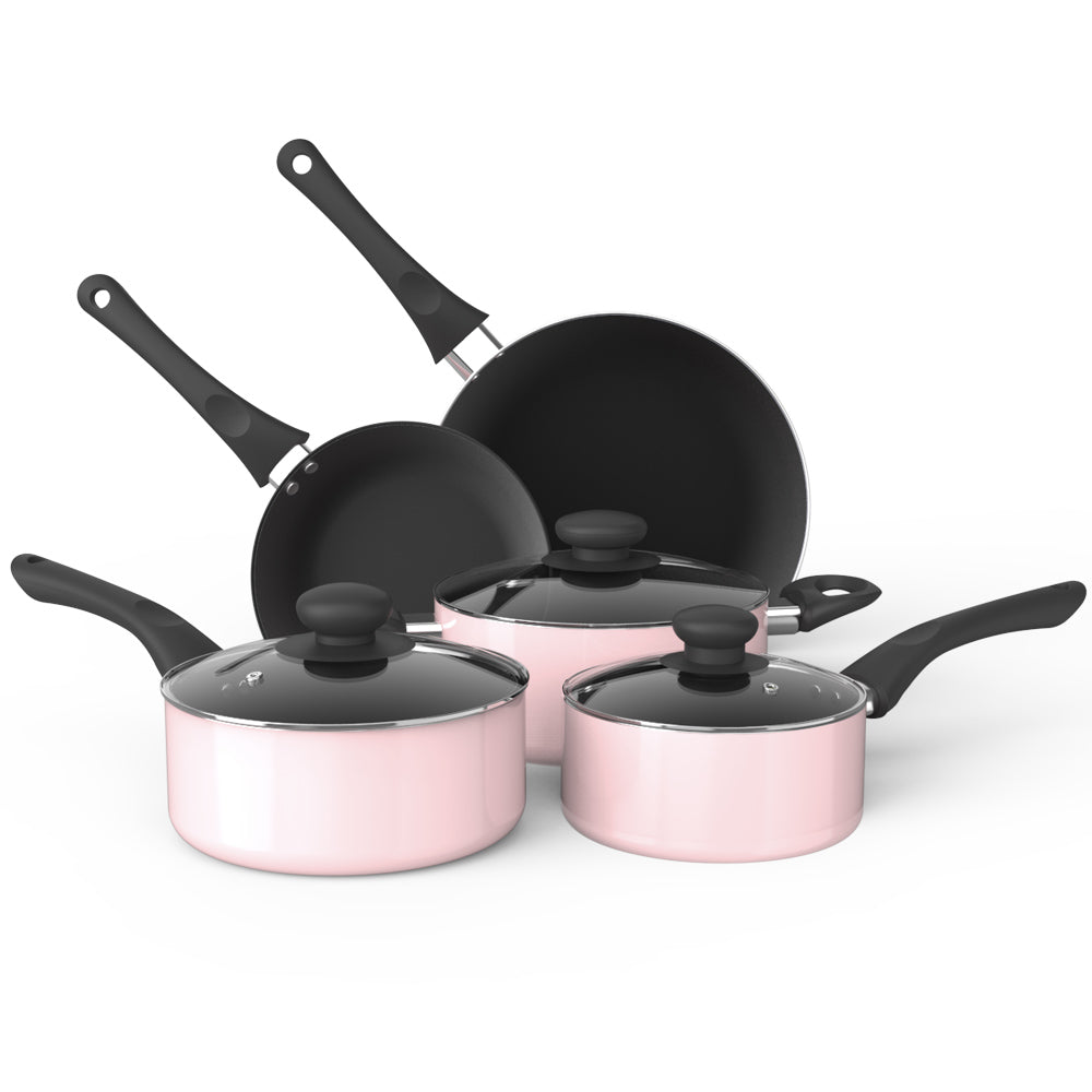 Aluminum Alloy Non-Stick Cookware Set, Pots and Pans - 8-Piece Set