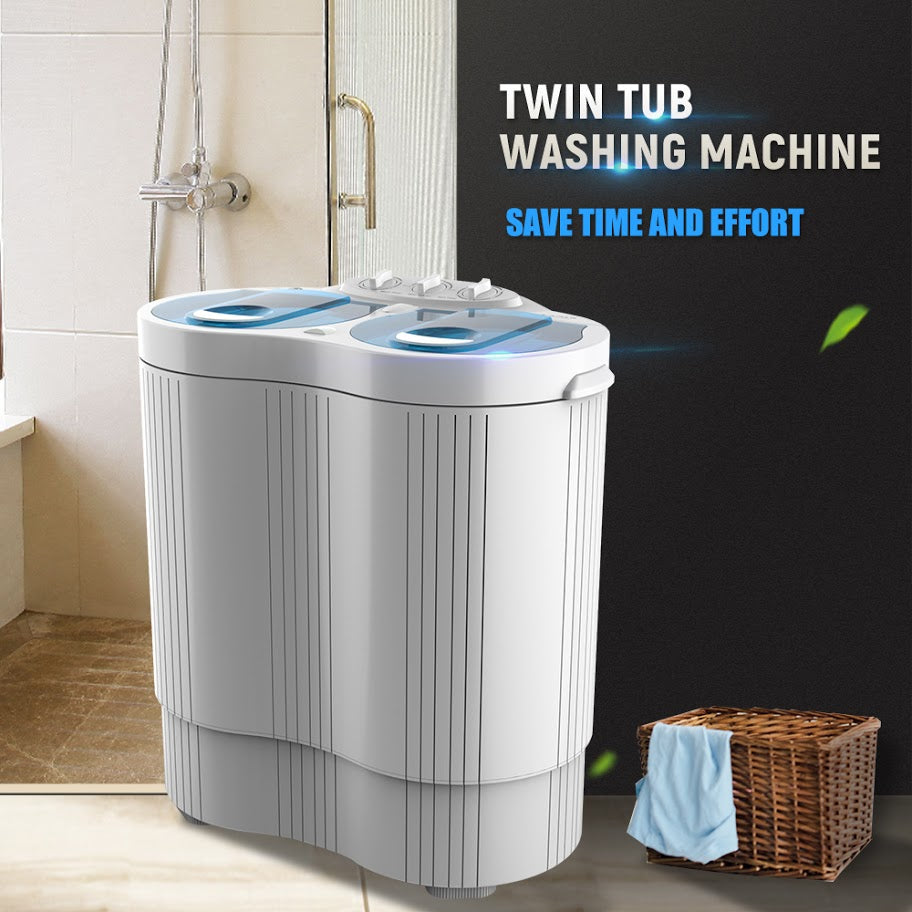 KAPAS Semi Automatic Mini Twin Tub Washing Machine Washer& Dryer speci
