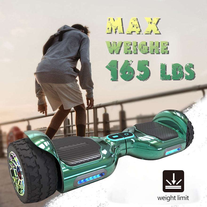 Hoverboard Self Balancing Scooter for Kids Hover Board with 6.5" wide Wheels Built-in Bluetooth Speaker Bright LED Lights UL2272 Certified