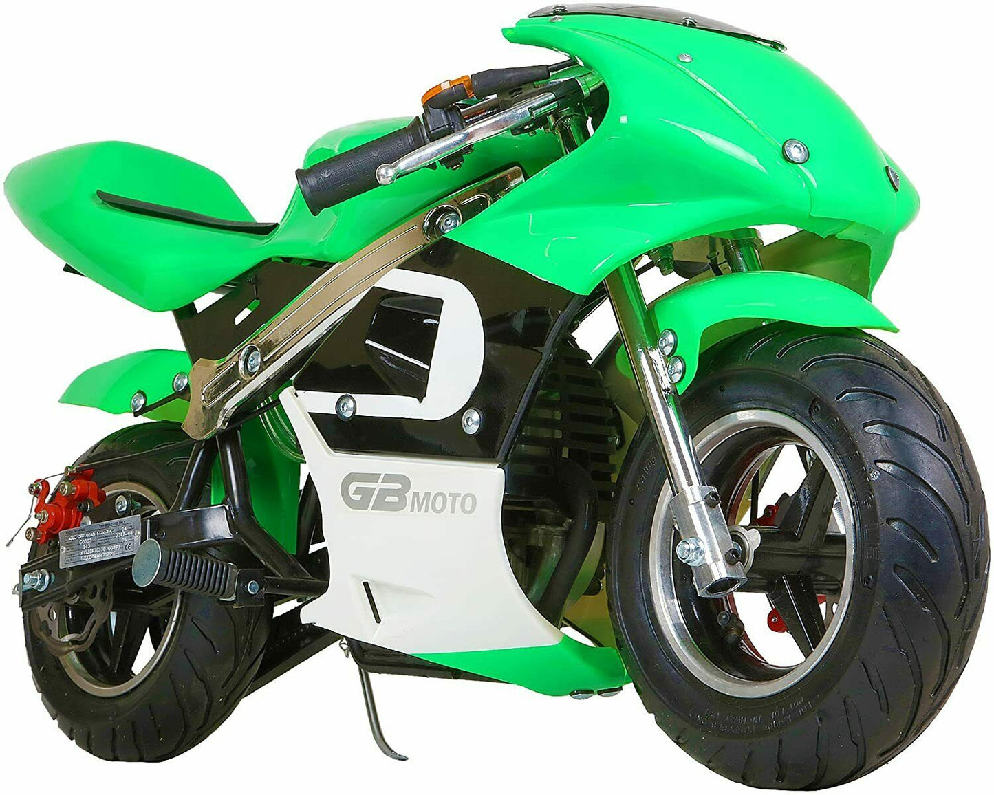 Mini Gas Power Pocket Bike Motorcycle,40CC 4-Stroke Ride on Toys by EPA Approved (Green)