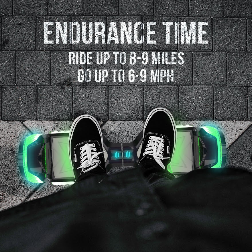 Full Fuselage Dazzling Lights Wheel Self Balancing Hoverboard with Bluetooth Speaker for Kids & Adults