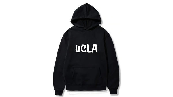 UCLA Design. Ezwear Casual Hooded Sweatshirts, Long Sleeve Pullovers with Drawstring, Slight Stretch, Solid Color, Loose Fit,Daily Wear-Summer-Winter, 60% Cotton 40% Polyester, provide hoodies for McDonald's in the US