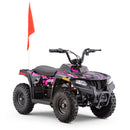 Electric ATV, 36V Kids Dirt Quad Bike with 500W Powerful Motor, Long Range 8-10 Miles, Electric 4-Wheeler with Parent Speed Control, Dual Suspensions for Boys Girls Off-road and Race