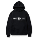 Always Be King Logo Design. Ezwear Casual Hooded Sweatshirts, Long Sleeve Pullovers with Drawstring, Slight Stretch, Solid Color, Loose Fit,Daily Wear-Summer-Winter, 60% Cotton 40% Polyester, provide hoodies for McDonald's in the US