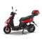 RAPPI RSS-50 Red Street Legal Scooter 50-49cc Equipped With Rear Storage Trunk, Four Stroke, Cylinder, CVT