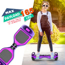 HOVERSTAR Bluetooth Hoverboard for Kids, Spider Color and Chrome Color Self Balancing Scooter Built-in Wireless Speaker and Flashing Wheels