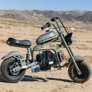 HOVER HEART Gas Mini Chopper Bike, DB003 Model 49.4 CC 2-Stroke Dirt Bike with Rear Shock Absorber, Headlight, Metal Frame, Rear Disc Brakes, Max Load 165Lbs, Up to 20Mph, EPA Approved