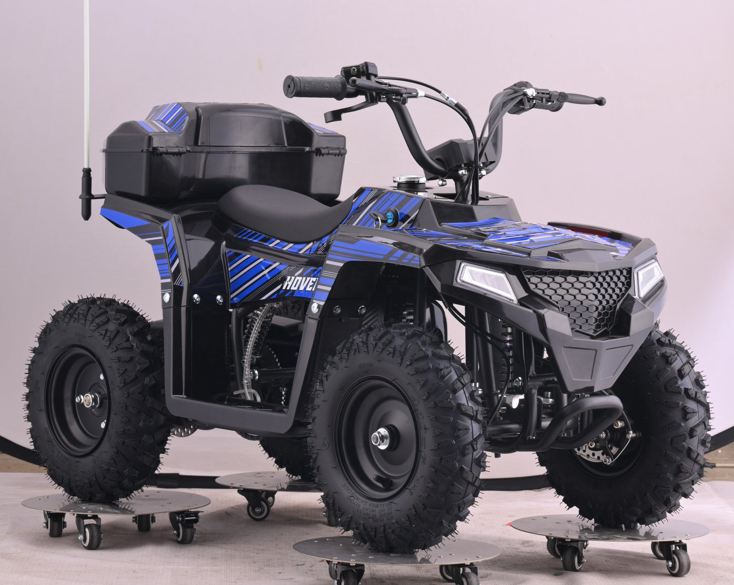 HOVER HEART Gas Dirt Quad for Kids Teenager, 40cc 4-Stroke 4-Wheeler for Teens, Air-cooled, Speed Control, Suspension, Disc Brake, No Mix Oil Required