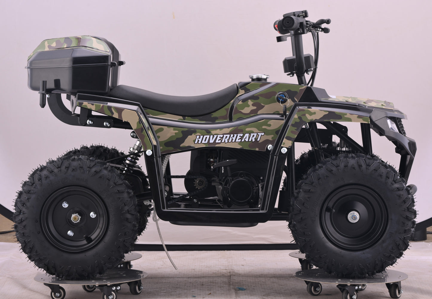 HOVER HEART Gas Dirt Quad for Kids Teenager, 40cc 4-Stroke 4-Wheeler for Teens, Air-cooled, Speed Control, Suspension, Disc Brake, No Mix Oil Required