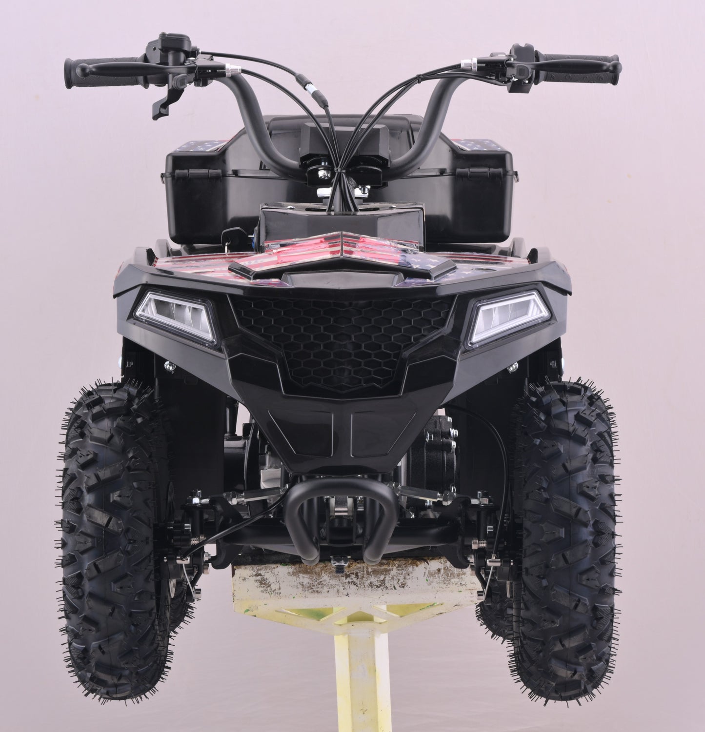 HOVER HEART Gas Dirt Quad for Kids Teenager, 40cc 4-Stroke 4-Wheeler for Teens, Air-cooled, Speed Control, Suspension, Disc Brake, No Mix Oil Required