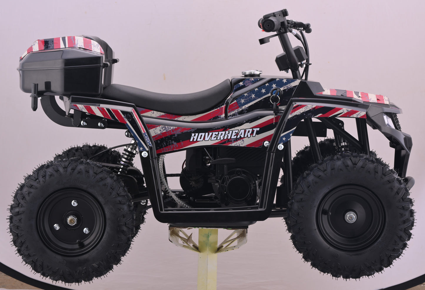 HOVER HEART Gas Dirt Quad for Kids Teenager, 40cc 4-Stroke 4-Wheeler for Teens, Air-cooled, Speed Control, Suspension, Disc Brake, No Mix Oil Required