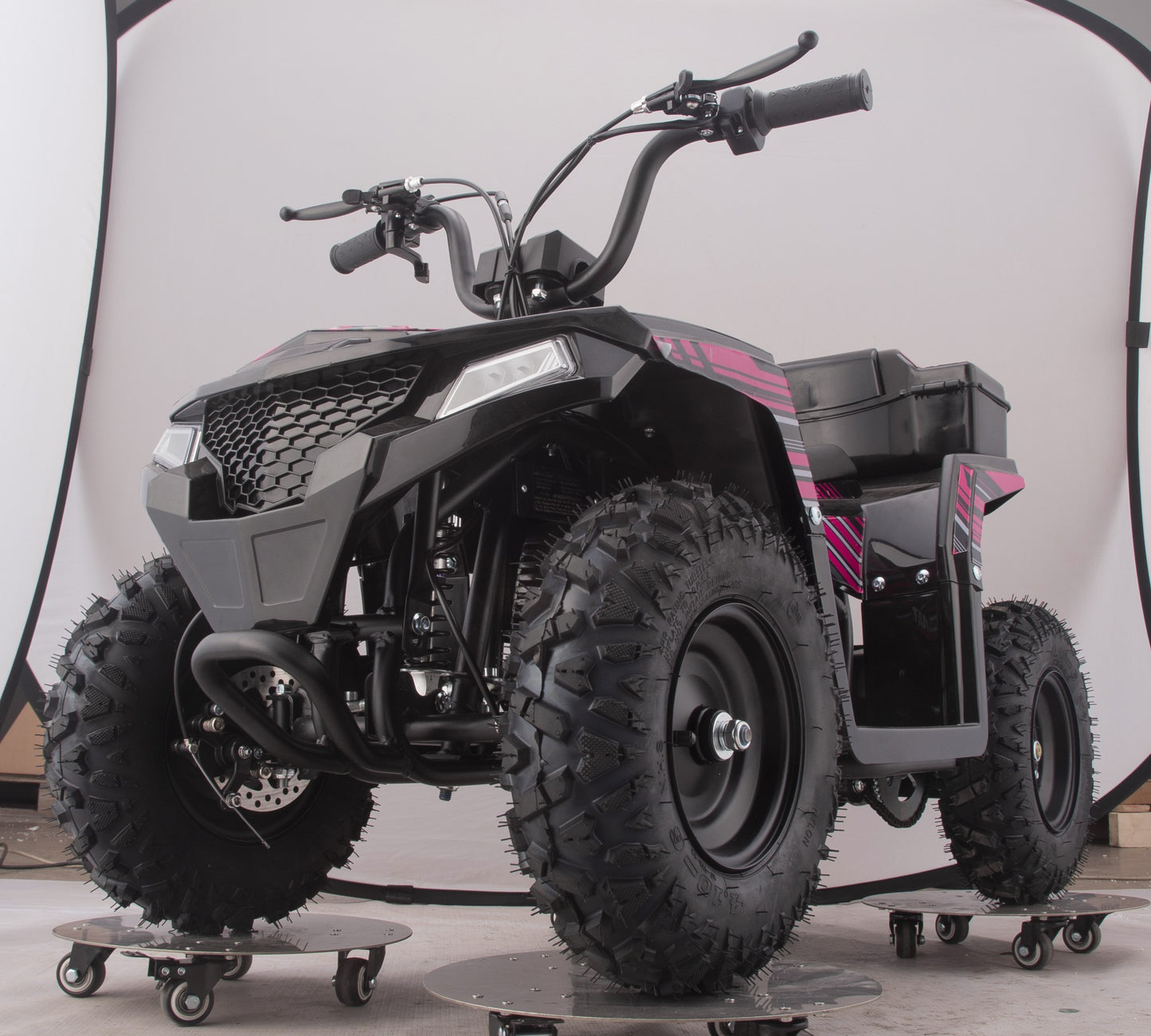 HOVER HEART Gas Dirt Quad for Kids Teenager, 40cc 4-Stroke 4-Wheeler for Teens, Air-cooled, Speed Control, Suspension, Disc Brake, No Mix Oil Required