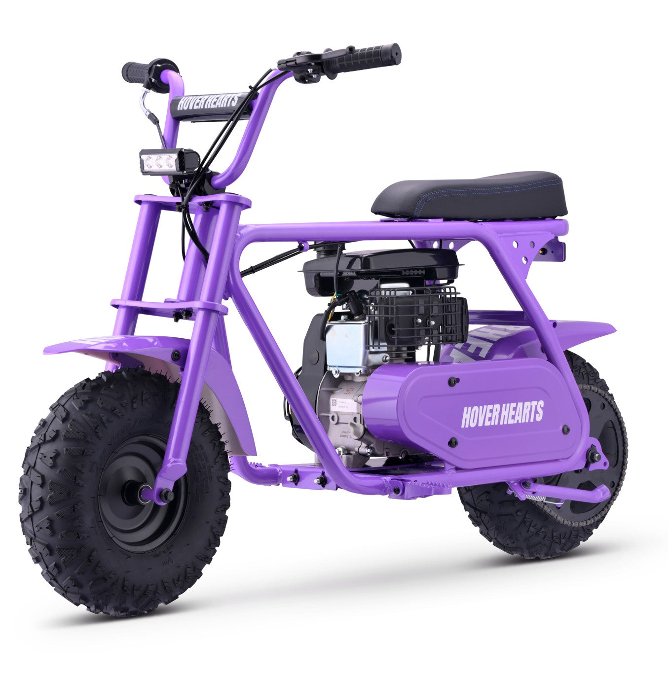 HOVERHEART Gas Mountain Bike, 105cc 4-Stroke Gas Powered Off Road Motorcycle (Model-MB001) with Led Lights, Disc Brake, Max Load 165Lbs, Up to 30Kph, NO OIL MIX REQUIRED