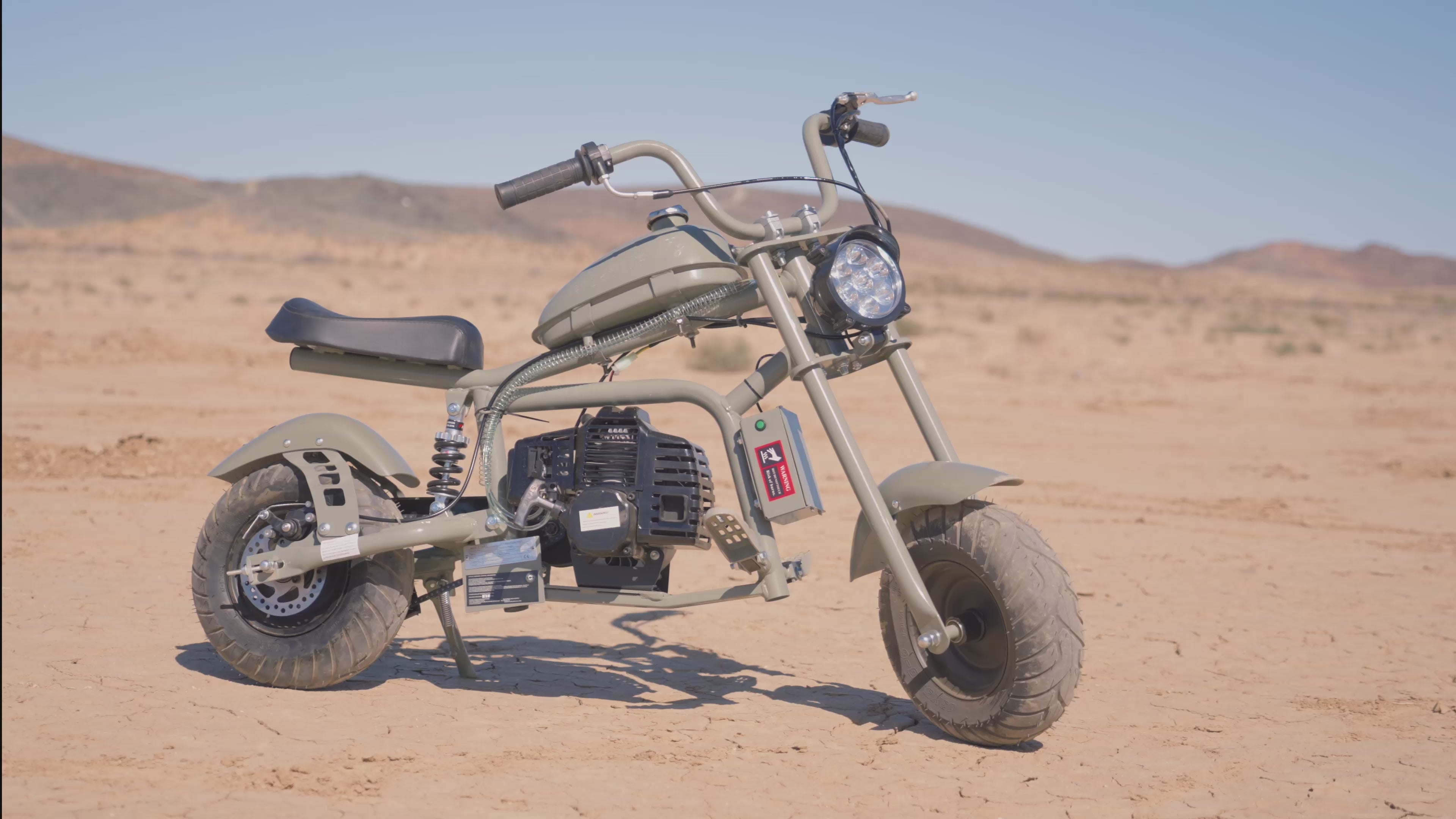 HOVER HEART Gas Mini Chopper Bike, DB003 Model 49.4 CC 2-Stroke