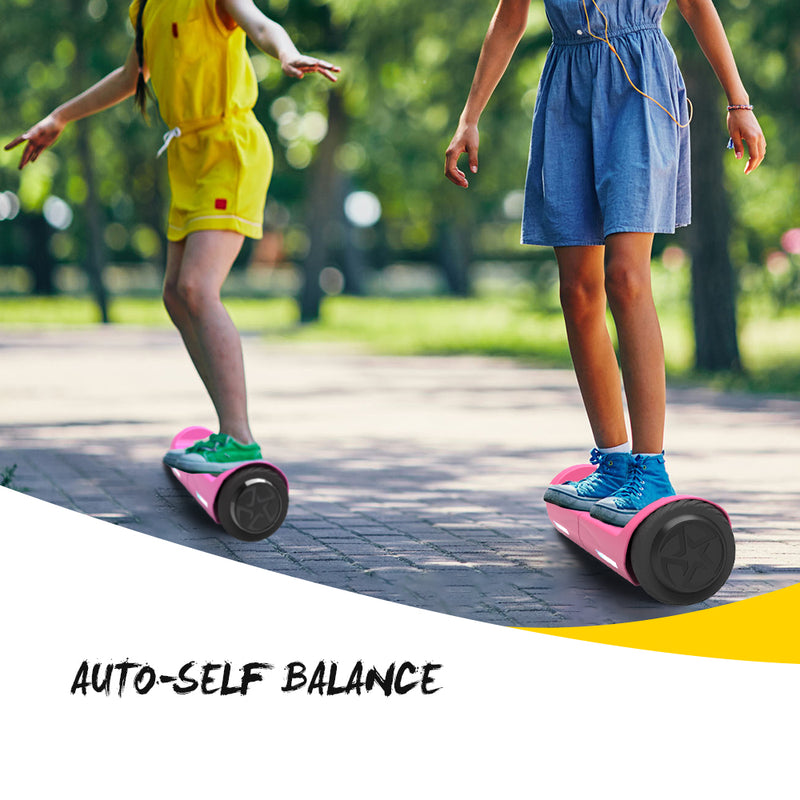 4.5" Hoverboard Two-Wheel Self Balance Electric Scooter for Kids UL2272 Listed-Pink