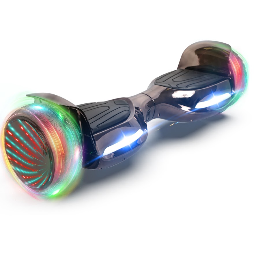Hoverboard  Newest Flash Light with 500W Motor, Off Road All Terrian 6.5" Self Balancing Hoverboards with Bluetooth Music Speaker