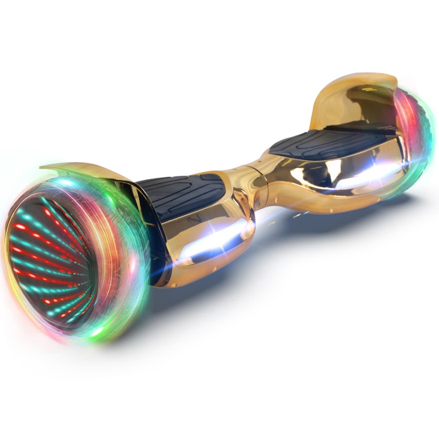 Hoverboard  Newest Flash Light with 500W Motor, Off Road All Terrian 6.5" Self Balancing Hoverboards with Bluetooth Music Speaker