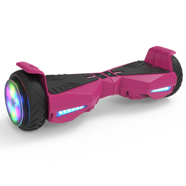 H-Warrior Hoverboard with LED Wheel | Pink