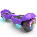 6.5" LED Flash Wheel Hoverboard with Bluetooth Speaker | Purple