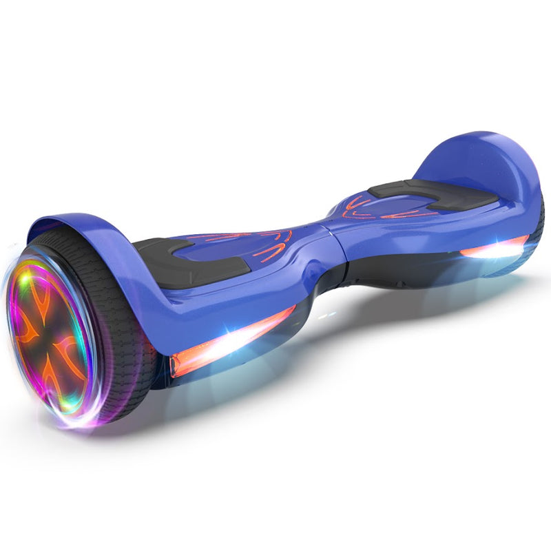 HOVERSTAR Bluetooth Hoverboard, 8 Inch Real Self Balancing Scooter, LED  Light-Up Foot Pads Glow, 500W Motor, 20 Cells Battery Long Distance, Max  Weight 220 lb, Max Speed 7Mph 