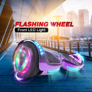 HOVERSTAR Hoverboard All New Version-HS2.0, Chrome Color & Coating Skins Two Wheels Self-Balancing Scooter with Wireless Speaker Playing Music & Led Wheels Flashing Lights