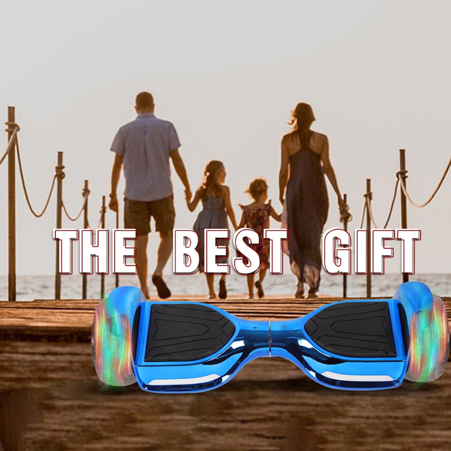 Hoverboard  Newest Flash Light with 500W Motor, Off Road All Terrian 6.5" Self Balancing Hoverboards with Bluetooth Music Speaker