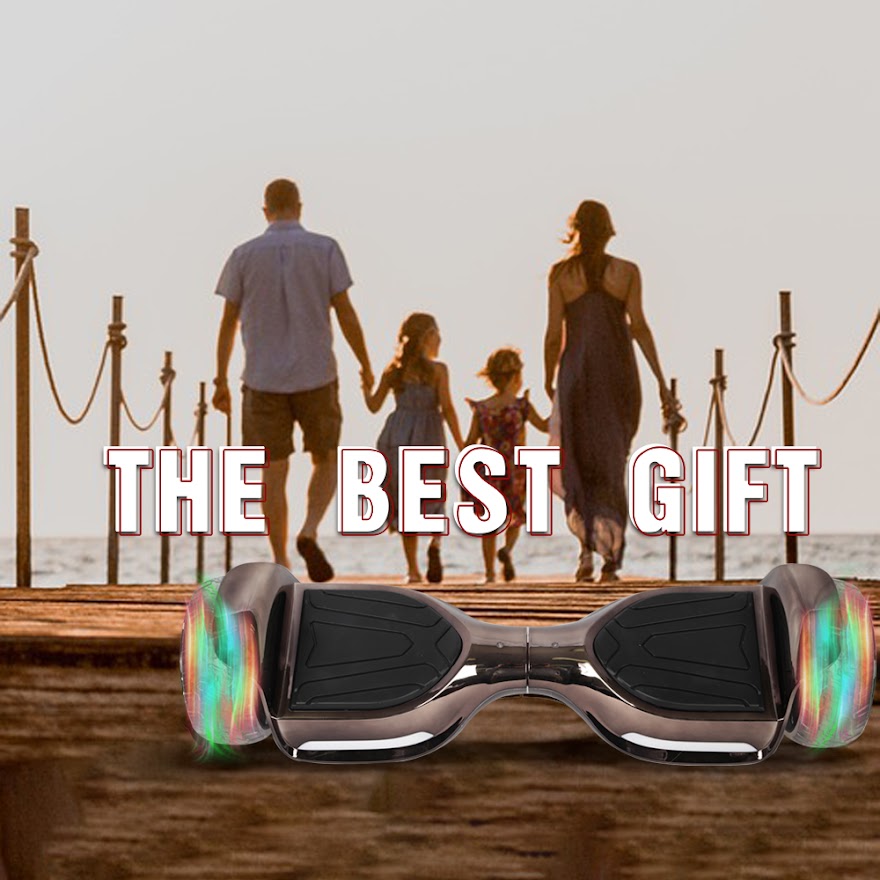 Hoverboard  Newest Flash Light with 500W Motor, Off Road All Terrian 6.5" Self Balancing Hoverboards with Bluetooth Music Speaker