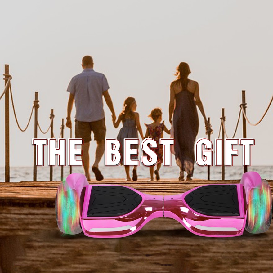 Hoverboard  Newest Flash Light with 500W Motor, Off Road All Terrian 6.5" Self Balancing Hoverboards with Bluetooth Music Speaker