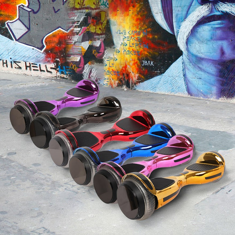 Hoverboard for Kids Self Balancing Scooter with Built in Bluetooth Speaker 6.5" Wheels LED Lights Hover Board