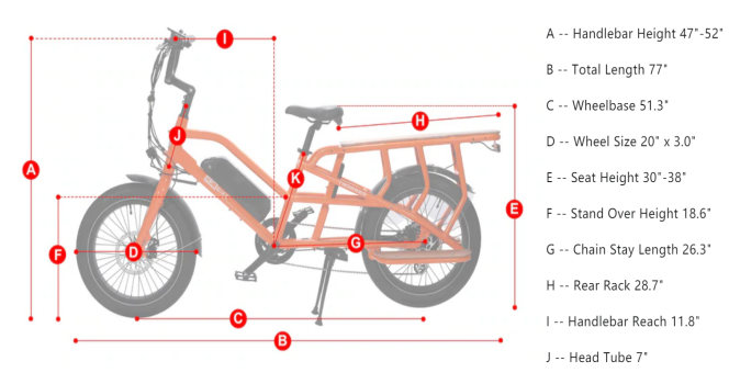 Electric Bike for Adults, 750W Motor 48V 15AH Removable Battery, 20"  Tire Foldable Electric Bike