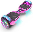 HOVERSTAR Hoverboard All New Version-HS2.0, Chrome Color & Coating Skins Two Wheels Self-Balancing Scooter with Wireless Speaker Playing Music & Led Wheels Flashing Lights