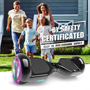 HOVERSTAR Bluetooth Hoverboard for Kids, Spider Color and Chrome Color Self Balancing Scooter Built-in Wireless Speaker and Flashing Wheels