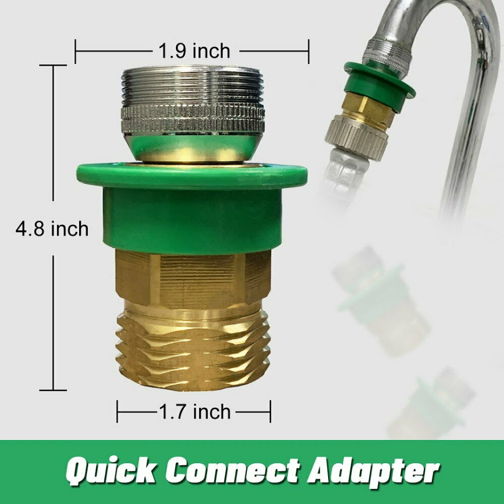 KAPAS Washer Snap Coupling Adapter, Dishwasher Adapter for Faucet