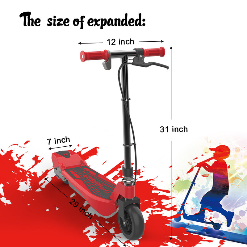 Electric Scooter for Kids-Red