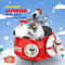 HOVER HEART Bernard Bear Ride-On Toy 6V/4.5Ah with LED 4 Wheels for Kids (Red)